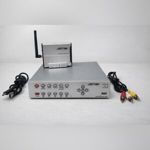 Astak CM-04DE 4-Channel CCTV DVR Security System | Tested & Working